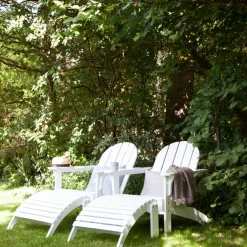 - Havestol - Adirondack stol i hvid mahogni^Cinas New