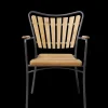 - Havestol - Ellen stol antracit/teak*Cinas Discount
