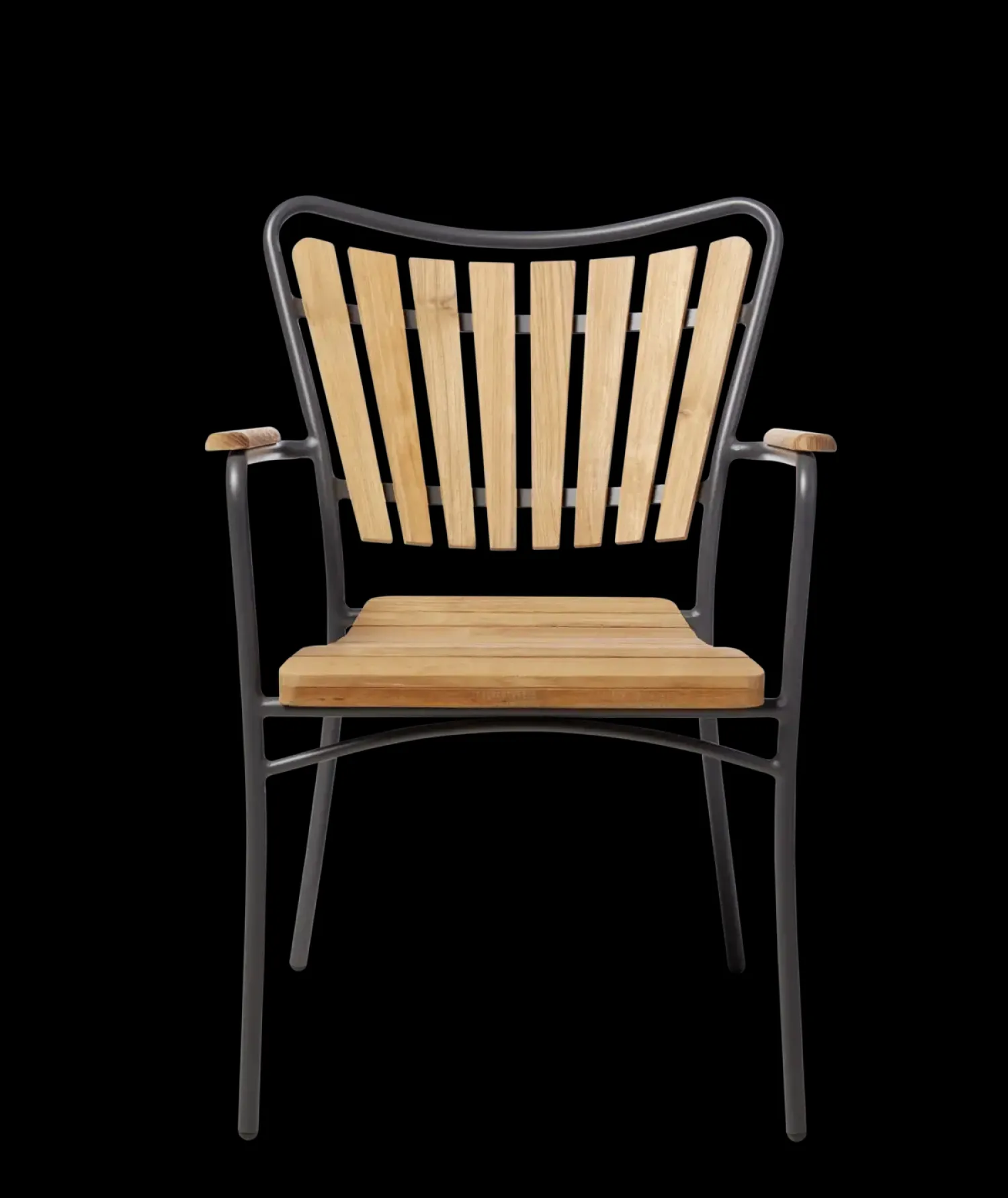 - Havestol - Ellen stol antracit/teak*Cinas Discount