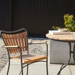 - Havestol - Ellen stol antracit/teak*Cinas Discount