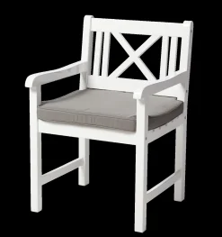 - Havestol - Rosenborg stol i hvid mahogni*Cinas Outlet