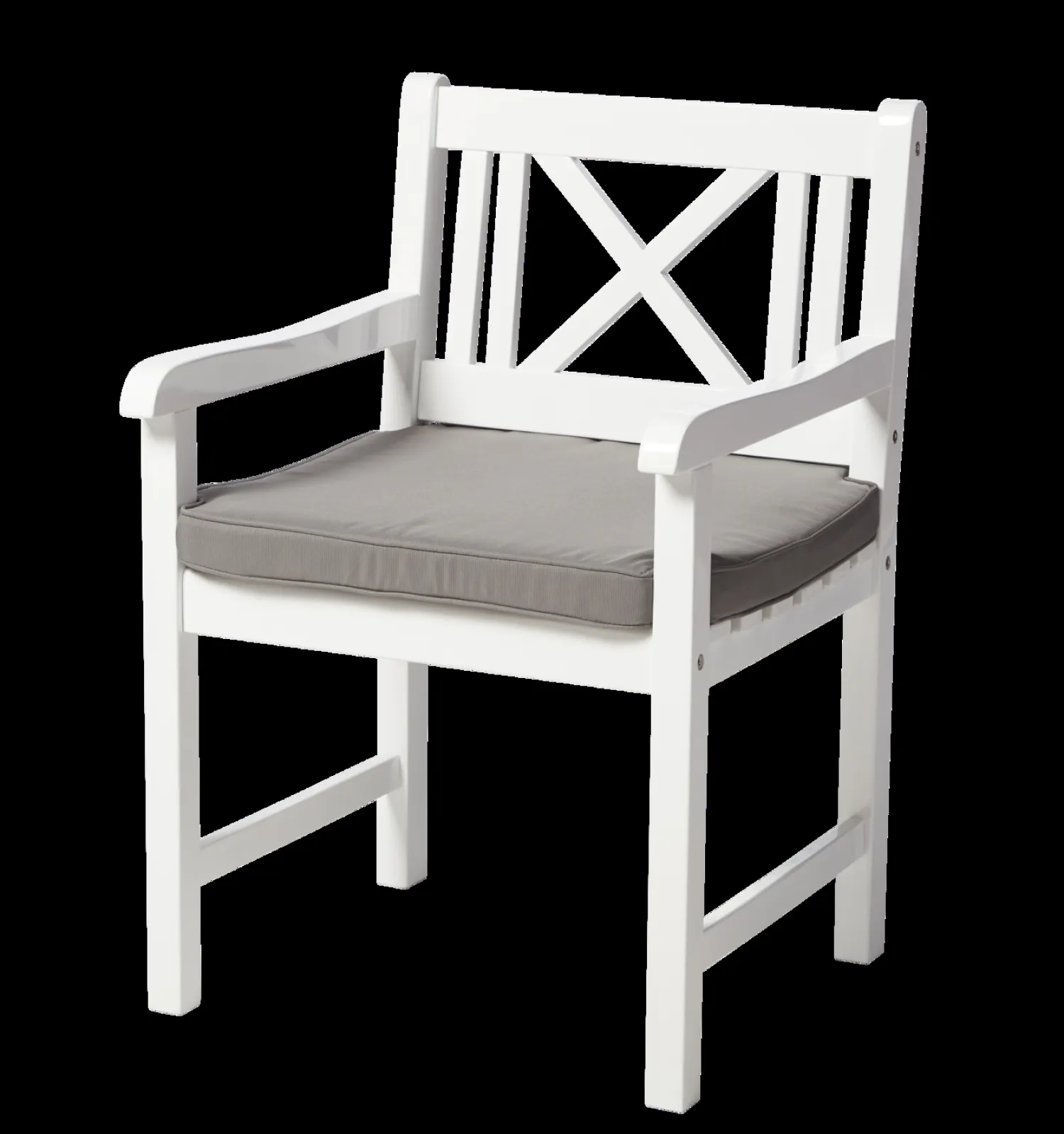 - Havestol - Rosenborg stol i hvid mahogni*Cinas Outlet