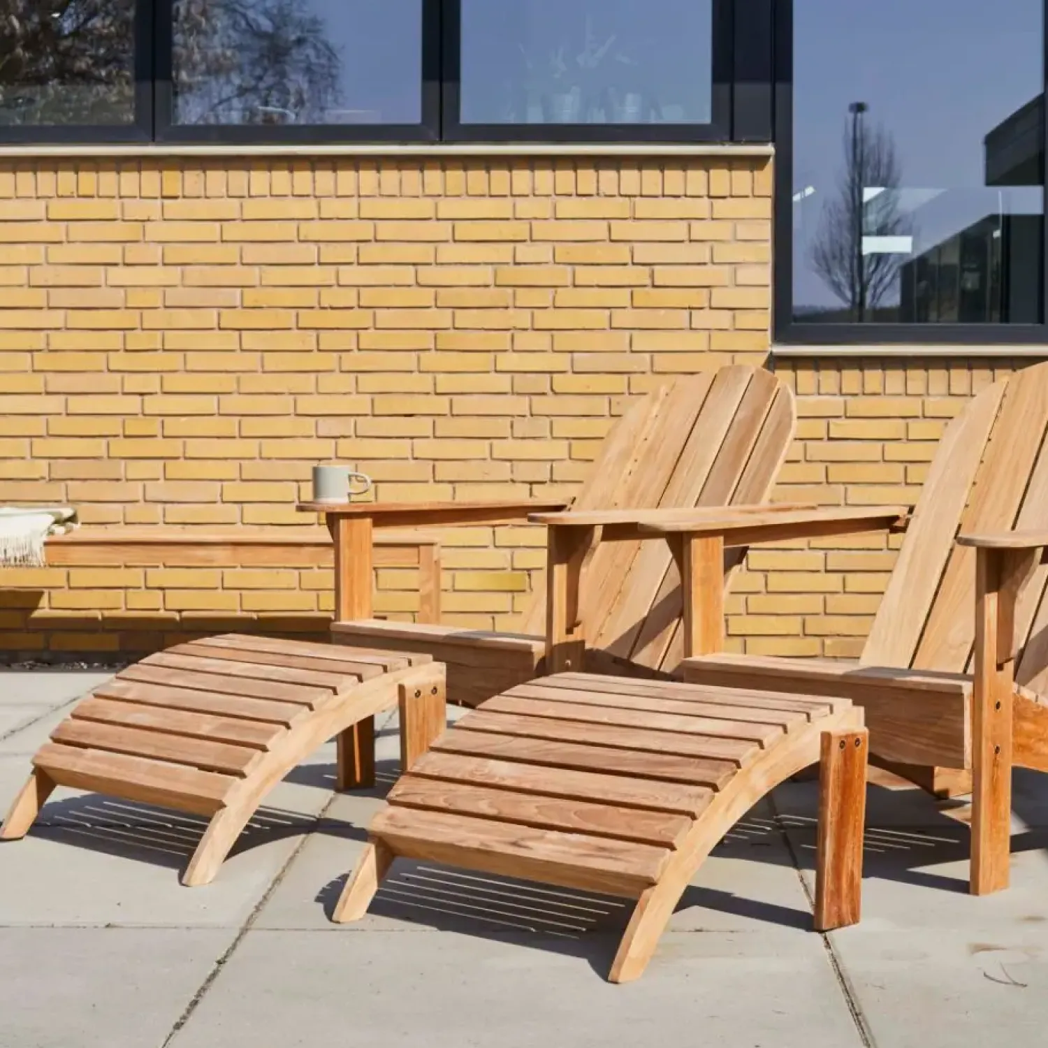 - Havestol- Adirondack stol, teak*Cinas Discount