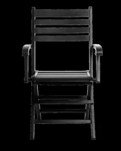 - Havestol -York foldestol i mat sort mahogni*Cinas Online