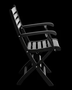 - Havestol -York foldestol i mat sort mahogni*Cinas Online