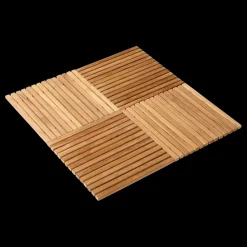 - Lille bademåtte 40x40cm teak*Cinas Best