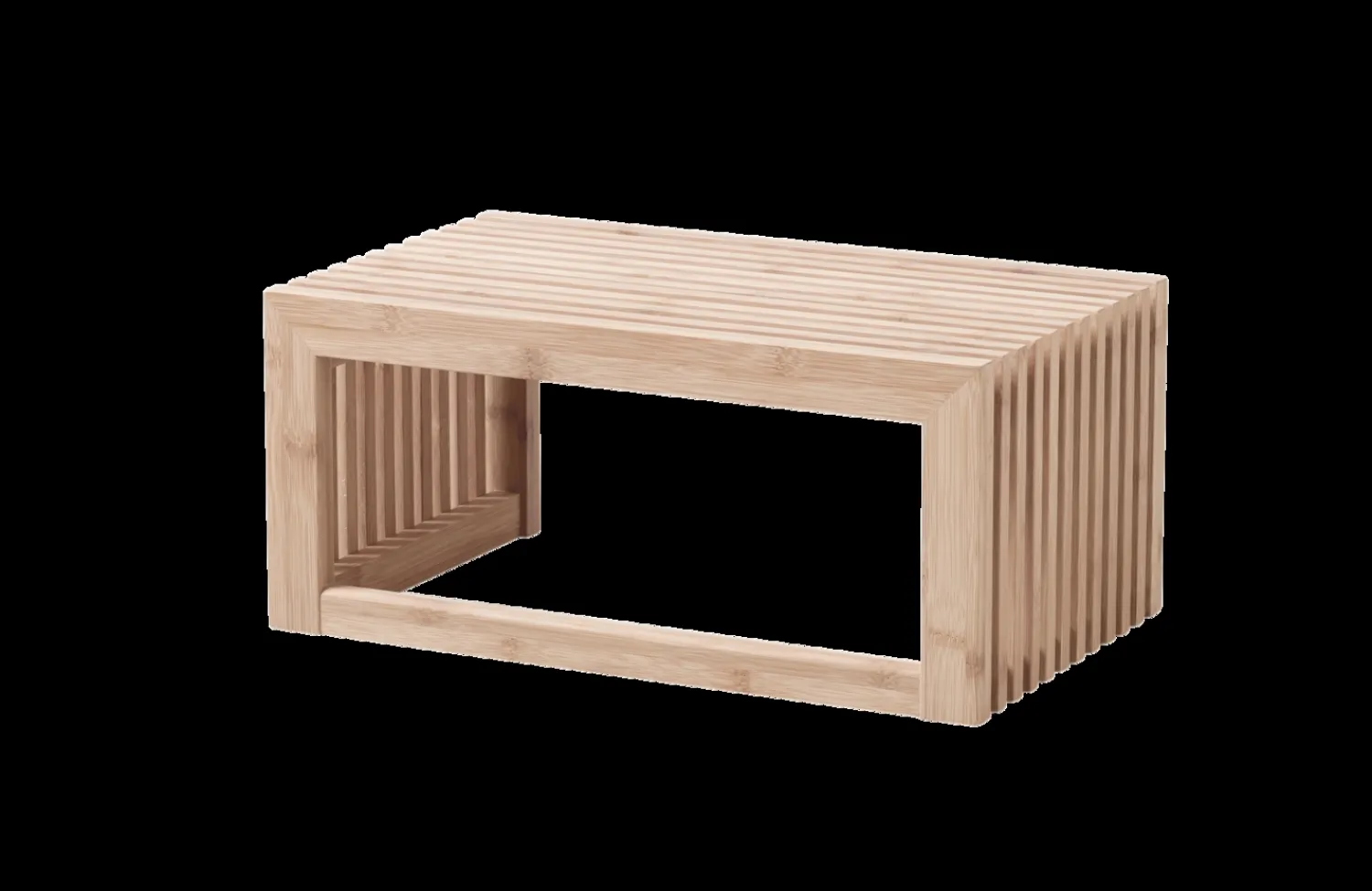 - Lille garderobehylde i vertikalt karboniseret bambus^Cinas Sale