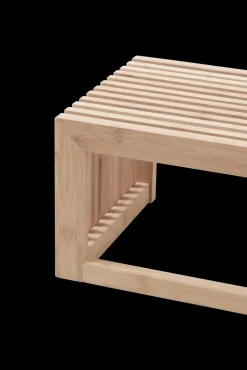 - Lille garderobehylde i vertikalt karboniseret bambus^Cinas Sale