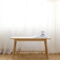 - Noble entrébænk 90x35cm i bambus*Cinas Outlet