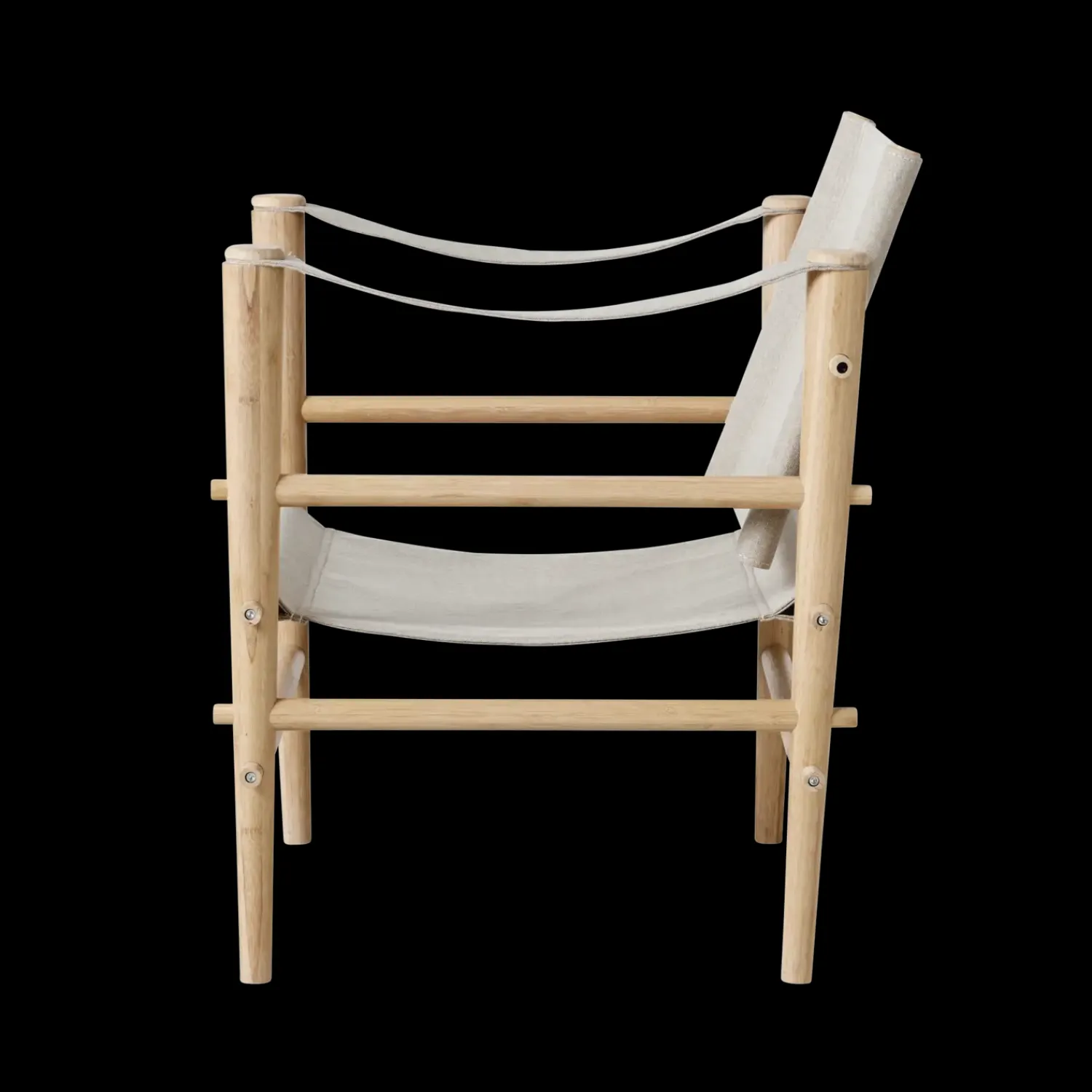 - Noble Safari stol lys med melange canvas^Cinas Sale