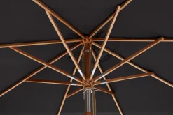 - Pomino Parasol Ø3,3m Sort olefin dug^Cinas New