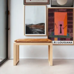 - Rib 2-pers bænk 73x35x43cm bambus*Cinas Online