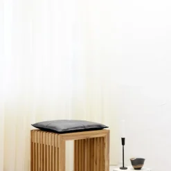 - Rib skammel 45x35cm teak*Cinas Sale