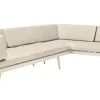 - Rio lounge sofa, Sandy Grey aluminiums stel, med hynder i Sand*Cinas Best