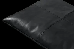 - Siddepude til 2-pers Rib bænk sort læder*Cinas New