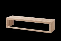 - Stor garderobehylde i vertikalt karboniseret bambus^Cinas Online