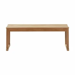 - Vega bænk 120x40cm teak*Cinas Outlet