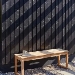 - Vega bænk 120x40cm teak*Cinas Outlet