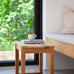 - Vega stool L55 x D40 x H43 cm, teak*Cinas Sale