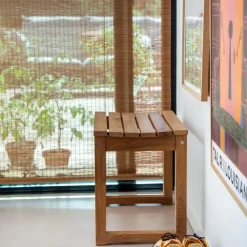 - Vega stool L55 x D40 x H43 cm, teak*Cinas Sale