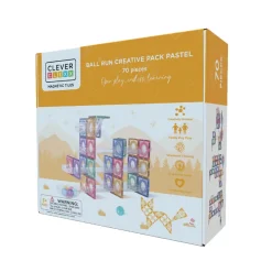 - Kuglebane - Ball Run Creative Pack - Pastel 70 dele*Cleverclixx New