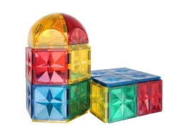 - Magnetlegetøj - Curved Dome Pack Intense - 47 dele^Cleverclixx Hot