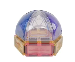 - Magnetlegetøj - Small Curved Pack Pastel - 34 dele*Cleverclixx Best