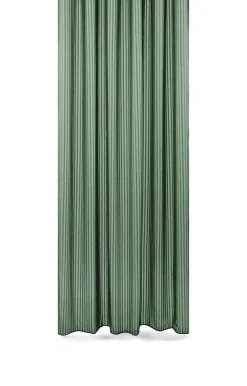 - Badeforhæng - Lines shower curtain w/tape 200 cm - Skovgrøn^Compliments Clearance