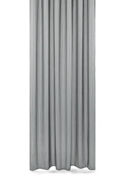 - Badeforhæng - Lines shower curtain w/tape 220 cm - Grå^Compliments Sale