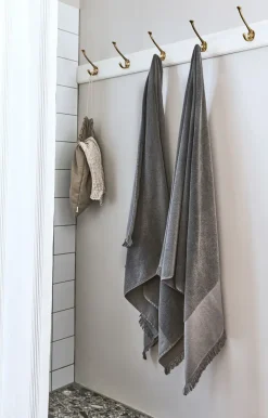 - Badeforhæng - Lumien shower curtain w/tape 220 cm - Sand*Compliments Sale