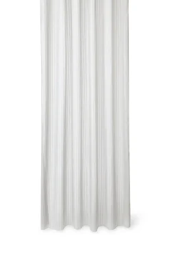 - Badeforhæng - Lines shower curtain w/tape 200 cm - Lys grå^Compliments New
