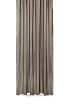 - Badeforhæng - Lines shower curtain w/tape 220 cm - Brun^Compliments Online