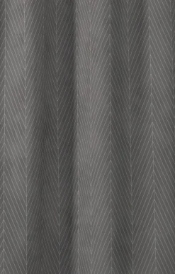 - Badeforhæng - Pine shower curtain w/tape 200 cm - Mørk grå*Compliments New