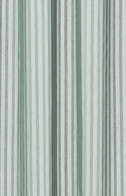 - Badeforhæng - Lines shower curtain w/tape 220 cm - Støvet grøn^Compliments