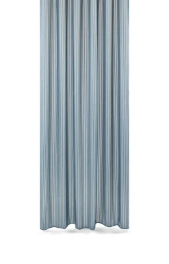 - Badeforhæng - Lines shower curtain w/tape 220 cm - Sea blue^Compliments