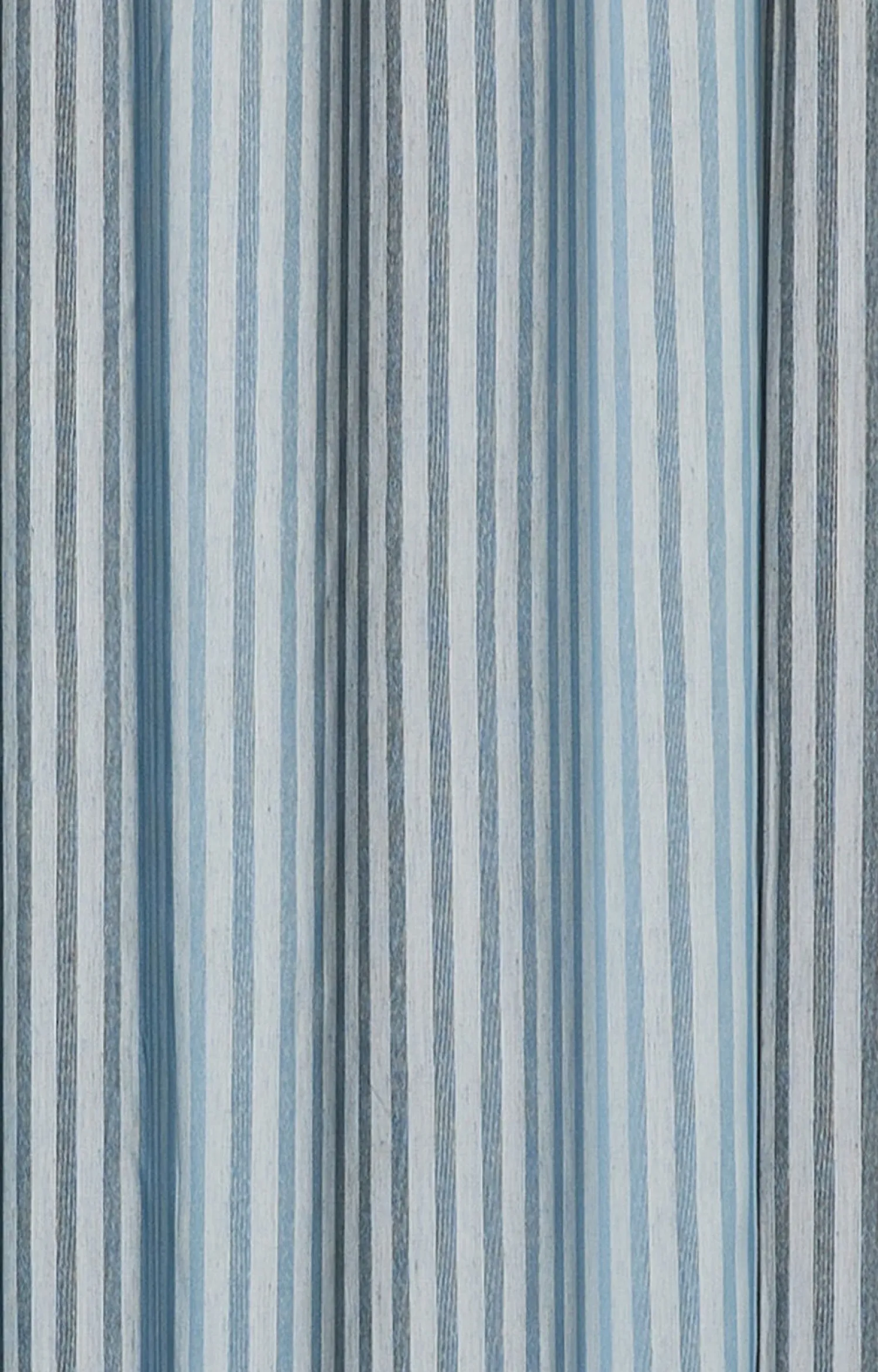 - Badeforhæng - Lines shower curtain w/tape 220 cm - Sea blue^Compliments