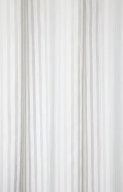 - Badeforhæng - Lines shower curtain w/eyelets 220 cm - Lys grå*Compliments New
