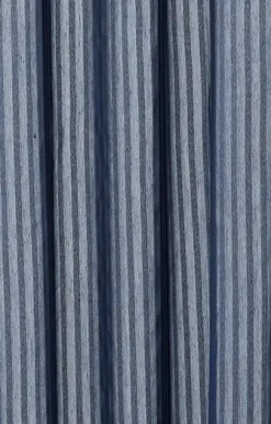 - Badeforhæng - Lines shower curtain w/eyelets 220 cm - Mørk blå*Compliments Sale