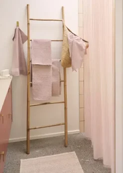 - Badeforhæng - Lines shower curtain w/tape 200 cm - Rose^Compliments