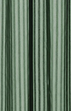 - Badeforhæng - Lines shower curtain w/eyelets 200 cm - Skovgrøn^Compliments Online