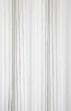 - Badeforhæng - Lines shower curtain w/eyelets 200 cm - Lys grå*Compliments Clearance