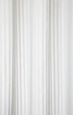 - Badeforhæng - Lines shower curtain w/eyelets 200 cm - Lys grå*Compliments Clearance