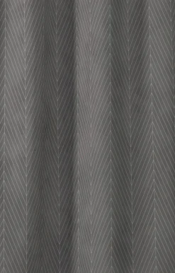 - Badeforhæng - Pine shower curtain w/tape 220 cm - Mørk grå*Compliments Discount