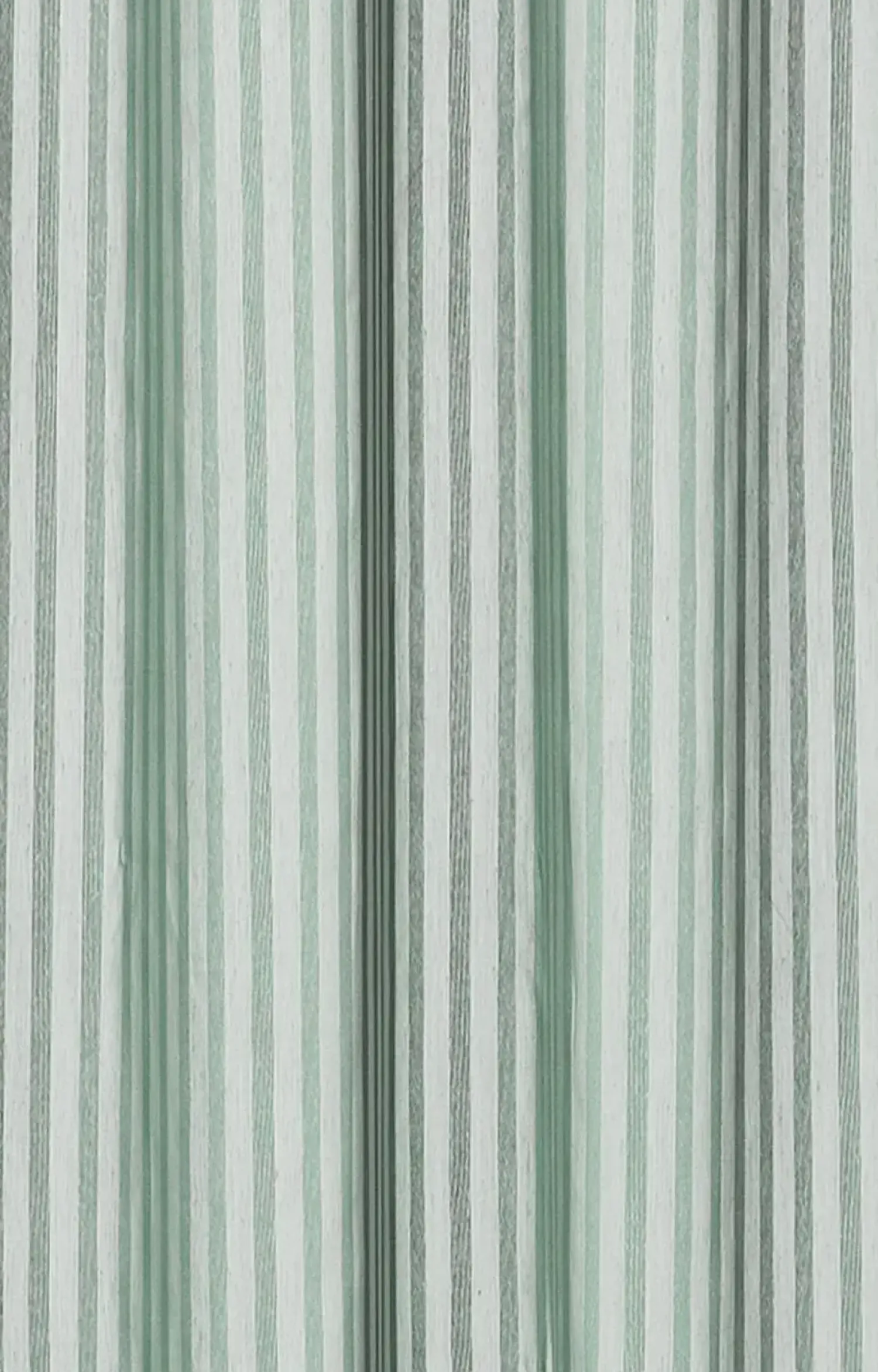 - Badeforhæng - Lines shower curtain w/eyelets 220 cm - Støvet grøn^Compliments New