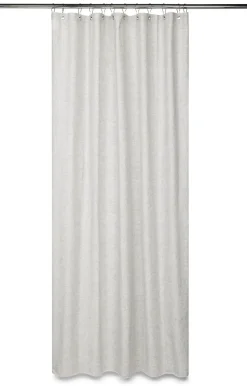 - Badeforhæng - Lino shower curtain w/eyelets 200 cm - Grå*Compliments Best