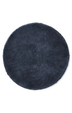 - Bademåtte - Loop Bath Mat dia. 75 cm - Mørk blå*Compliments Online