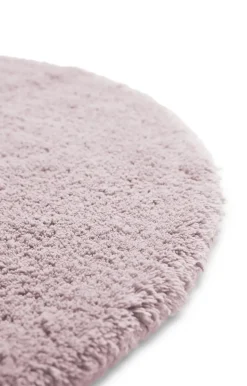 - Bademåtte - Loop Bath Mat dia. 75 cm - Støvet rose^Compliments Outlet