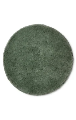 - Bademåtte - Loop Bath Mat dia. 75 cm - Skovgrøn^Compliments Hot