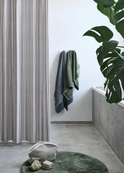 - Bademåtte - Loop Bath Mat dia. 75 cm - Skovgrøn^Compliments Hot