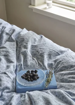 - Blossom Bed Linen - 140x200/60x63 cm - Dusty blue^Compliments